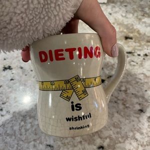 vintage dieting mug